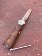 NOZ BOJOWY GRAWITACYJNY SPADOCHRONIARZY LUFTWAFFE