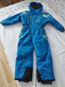 Kombinezon narciarski chłopięcy z kapturem,ocieplany,niebieski,wodoszczelny