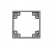 Ramka pojedyncza Karlik MINI szary mat 27MRP-1