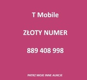 889 408 998 numer VIP Starter Łatwy Prosty Prepaid, Karta SIM