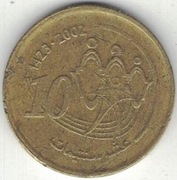 Maroko 10 santimat centymów 2002 - 20 mm - nr 2