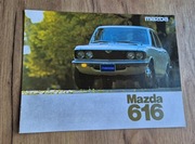 Broszura motoryzacyjna vintage Mazda 616 retro katalog 1976 PRL prospekt 