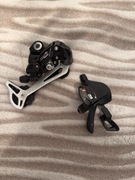 Zestaw Przerzutka Sunrace M90 + Manetka prawa M9 (Nowe, demontaż, 9rz)