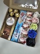 KOSZ BOX ZESTAW PREZENTOWY PREZENT Raffaello Prezent na dzień dziadka 