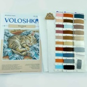 Zestaw do haftu mulinami 