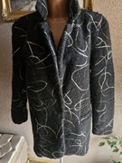 Płaszczyk kurtka damska czarna baranek boucle New Collection