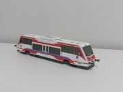 Model kartonowy zabawka pociąg miejski autobus szynowy szynobus SA105