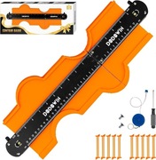 DODOWIN miernik konturów 12.5/25/38 cm z blokadą i akcesoriami 839