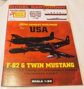 TWIN MUSTANG model kartonowy