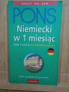 Niemiecki w 1 miesiąc. PONS. Brak kasety.