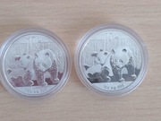 Panda 2010 uncja oz czystego srebra 