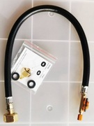 Przejściówka nakręcana do napełniania kartuszy gwint 7/16" z butli 11kg lpg