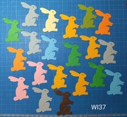 SCRAPKI KRAKÓW Wielkanoc Zajączki 20 szt. (WI37)