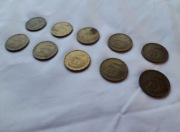 10 monet 5 zł 1983 2/ 1984/5 1986r87r 88