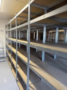 Regały magazynowe 220x90x40 metalowe do Garażu Piwnicy Spiżarni