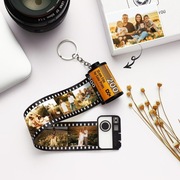 RETRO FOTO BRELOK z Twoimi zdjęciami w środku MEGA