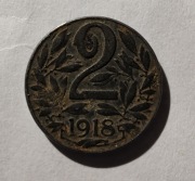 Austria 2 halerze, 1918 r.  (S78)