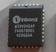 W39V040AP 39V040 PAMIĘĆ FLASH 3,3V 4Mbit PLCC-32 WINBOND SPRAWDZONY