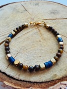 Bransoletka damska wyjątkowa z kamieni naturalnych na prezent amulet 