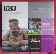 Dekoder nowy nc+ pełen pakiet na miesiąc