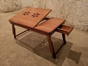 Drewniana podkładka chłodząca stoliczek pod laptop