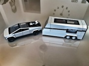 Tesla Cybertruck piękny model 1:32, przyczepa, quad, pickup 