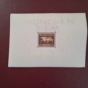 Rzesza  Olimpiada  1936 Munchen   blok czysty
