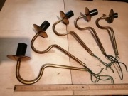 Elementy mosiężne do lampy