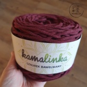 KamaLINKA 324A bordowy 4mm 100m sznurek bawełniany z rdzeniem 