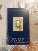 Sztabka 1 g palladu PAMP