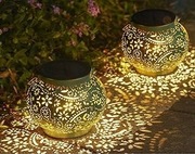 Latarnie solarne na zewnątrz, 4 sztuki, odporne na warunki atmosferyczne