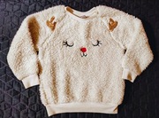 Urocza pluszowa świąteczna bluza