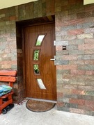 Drzwi zewnętrzne złoty dąb / KR CENTER