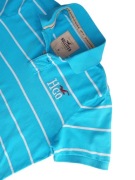 Hollister oryginalna koszulka męska polo błękitna rozm. M