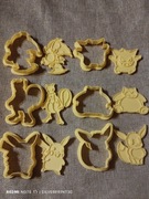 Pokemon zestaw wykrawaczy wyciskaczy do pierników ciastek 