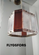 * Lampa vintage Flygsfors W. Berndt design lata 60 mosiądz retro *