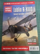 LUBLIN R-XIIID MODELARZ KARTONOWY 2/2009 + WRĘGI + KOŁA