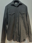 Szara Koszula Suitsupply Egipska Bawełna