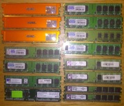 Pamięć RAM DDR2 1GB x 14szt + 512MB x 1szt  
