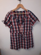 Bluzka w kratkę Tommy Hilfiger Heritage Denim rozmiar S 36