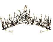 Tiara Diadem Korona Vintage w Stylu Gotyckim