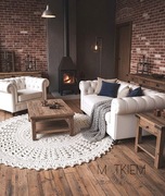 Dywan ze sznurka pleciony 120cm WIELE KOLORÓW 