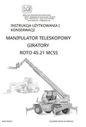 Instrukcja obsługi MERLO ROTO 45.12 PL