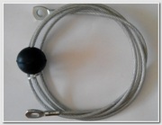 Gruba LINKA - KULKA Atlas - Lina dł. 20cm - 300cm.