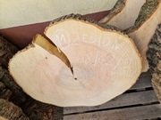 11 JESION 68/62/9 cm Blat Plaster Drewna Stolik Żywica Epoxy DIY Live Edge