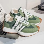 Damskie sneakersy 38,5 zielone lekkie wygodne buty sportowe