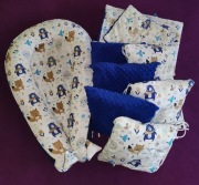 Zestaw MINKY dla chłopca do łóżeczka 9 elementów