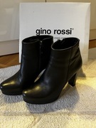 Skórzane botki na obcasie Gino Rossi - klasyczna elegancja