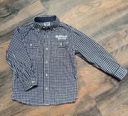 Koszula chłopięca w kratkę 116 chłopiec Długi rękaw 