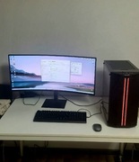 Komputer Mad-Dog BQ500DX+Monitor Xiaomi G34WQi